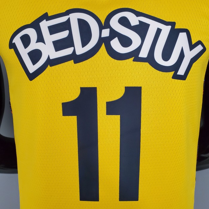 Kyrie Irving Brooklyn Nets Commemorative Edition Swingman Jersey Yellow