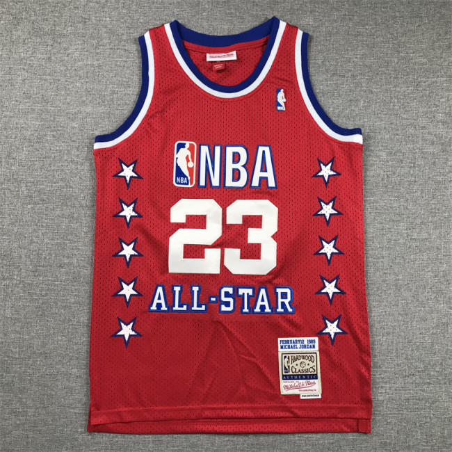 All-Star Kids Jersey Red 1988 NO.23 JORDAN