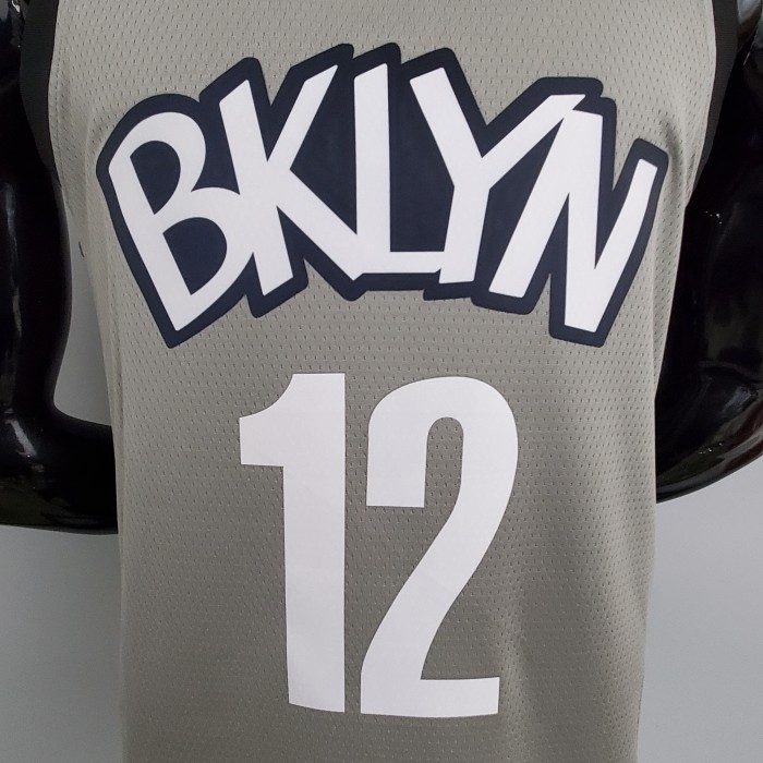 Joe Harris Brooklyn Nets Flying Man Swingman Jersey Gray