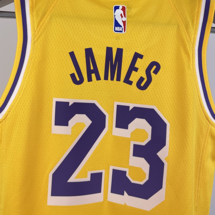Los Angeles Lakers Kids Jersey Yellow Icon Edition 22/23 NO.23 JAMES