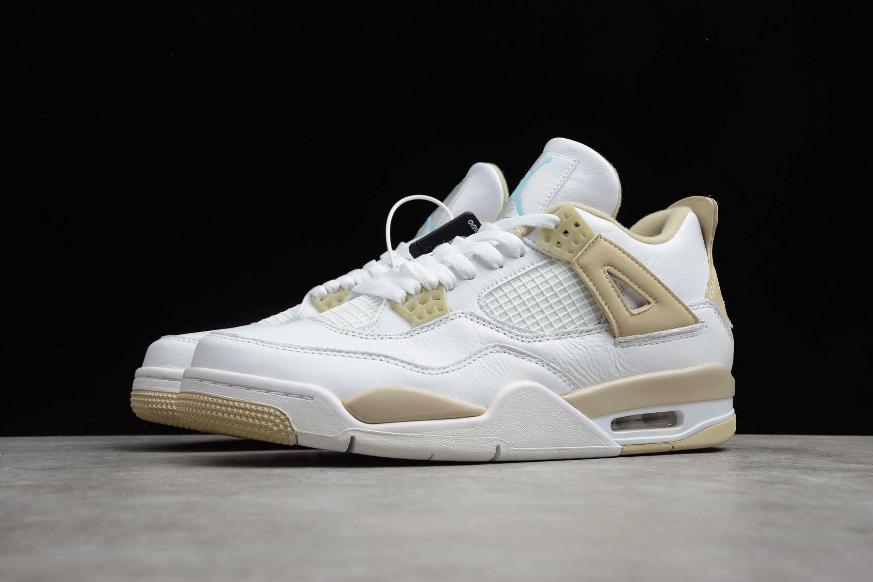 Air Jordan 4 Retro Sand Linen White Yellow 487724-118