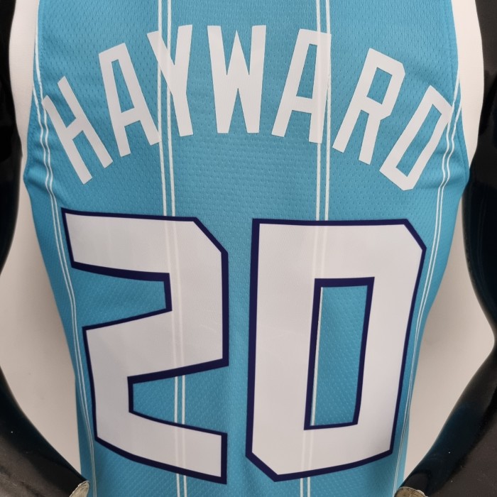 Gordon Hayward Charlotte Hornets 75th Anniversary Swingman Jersey Blue