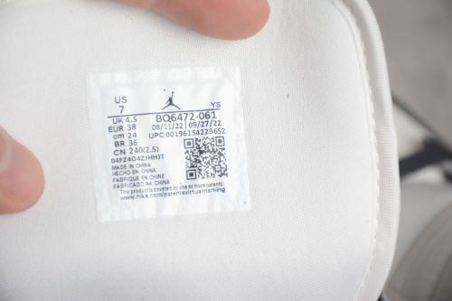 Air Jordan 1 Mid GS Black Gym Red White