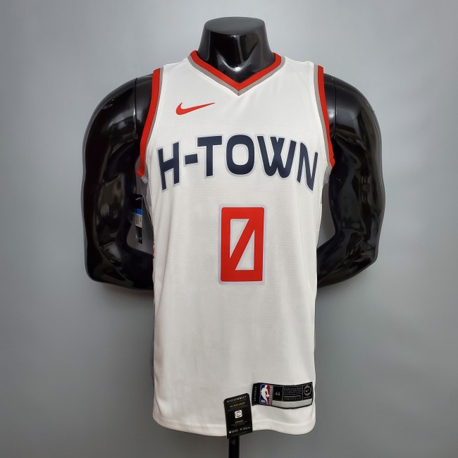 Russell Westbrook Houston Rockets City Edition Swingman Jersey White