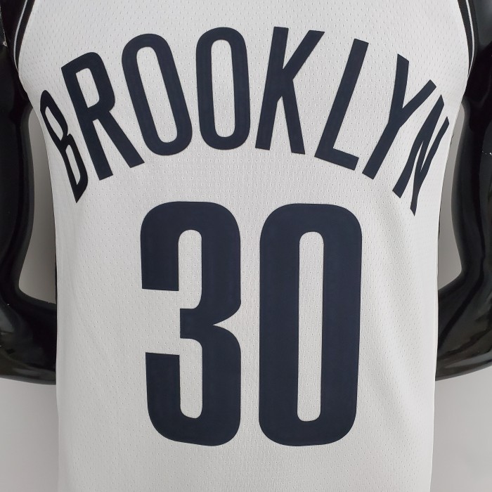 Seth Curry Brooklyn Nets 75th Anniversary Swingman Jersey White
