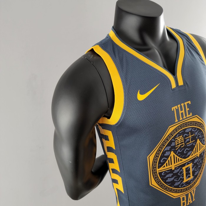 Gary Payton II Golden State Warriors Grey Swingman Jersey 2018