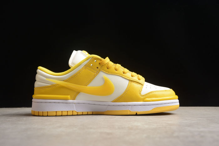 SB Dunk Low Twist “Vivid Sulfur” White DZ2794-10