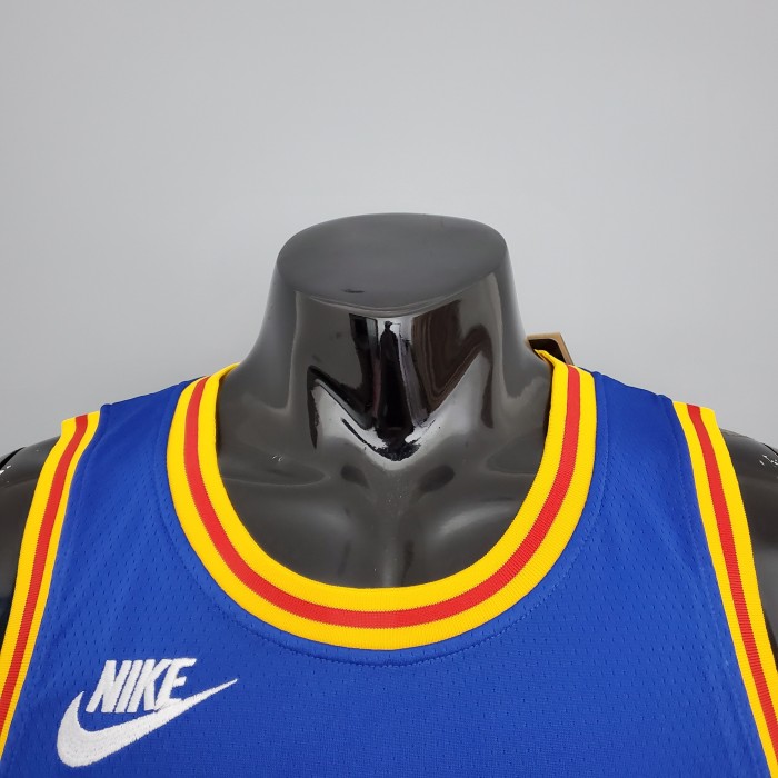 Klay Thompson Golden State Warriors 75th Anniversary Swingman Jersey Retro Blue
