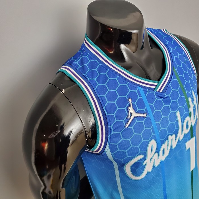 Kelly Oubre Jr. Charlotte Hornets 2022 City Edition Swingman Jersey Blue