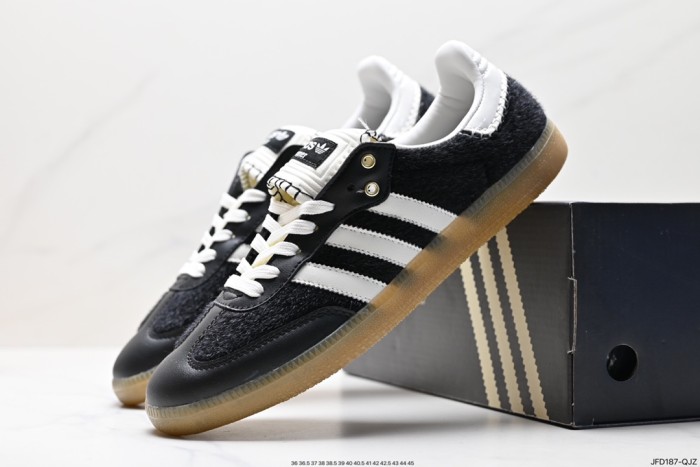 adidas x Wales Bonner Samba Pony Black Cream White Gum IE0580