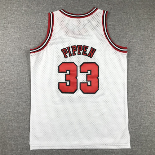 Chicago Bulls Kids Jersey White Classic 97/98 RODMAN NO.33 PIPPEN