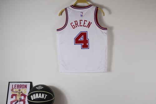 Houston Rockets Kids Jersey City Edition 23/24 NO.4 GREEN