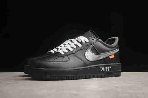 Conplex Con Off-White x MoMa x Air Force 1'07 Virgil black with zipper AV5210-001