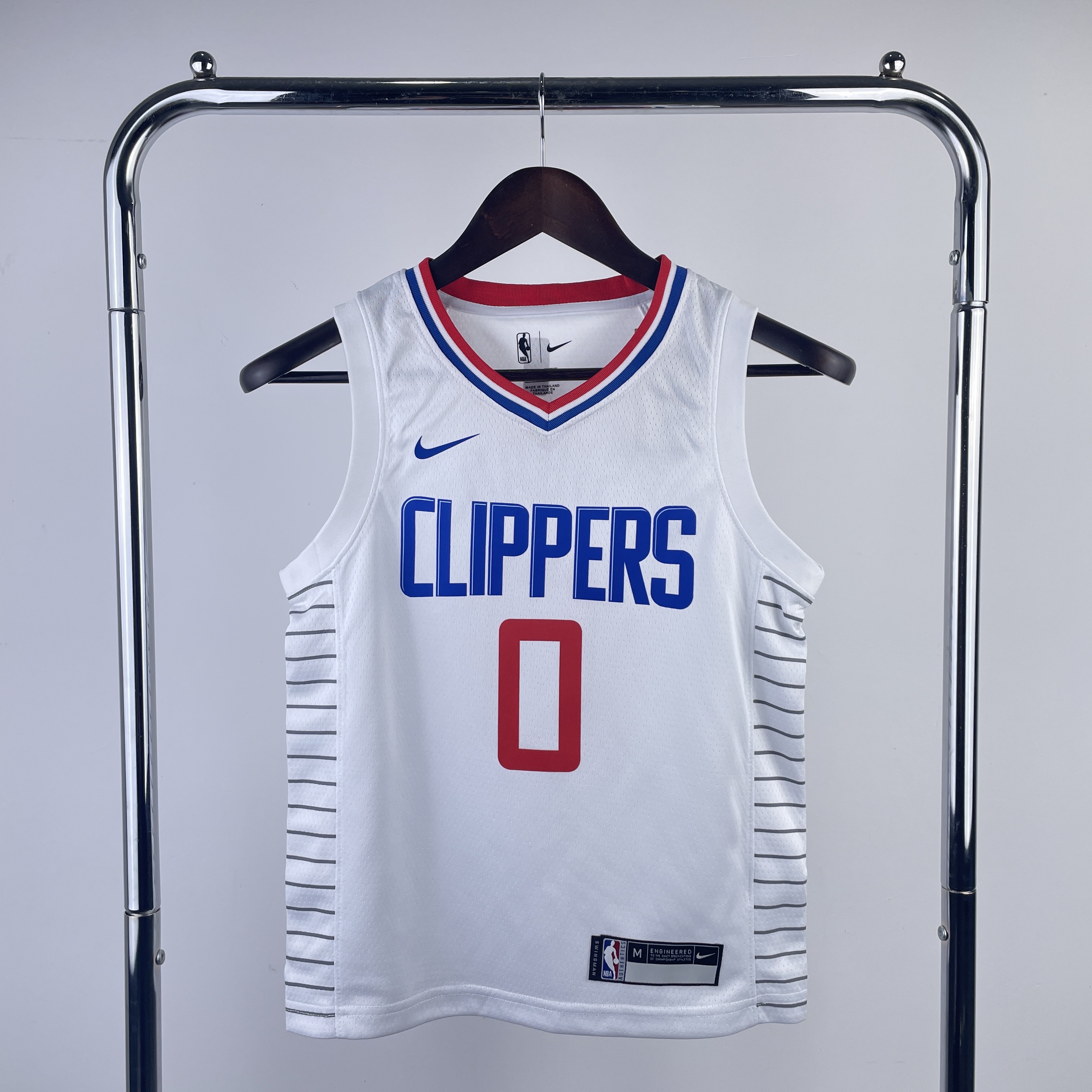 LA Clippers  Kids Basketball Jersey White Icon Edition No.0 WESTBROOK