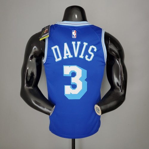 Anthony Davis Los Angeles Lakers 2020/21 Swingman Jersey Retro Blue