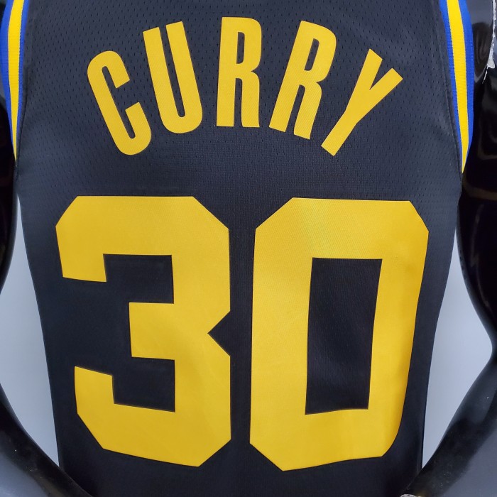 Stephen Curry Golden State Warriors 75th Anniversary Swingman Jersey Black