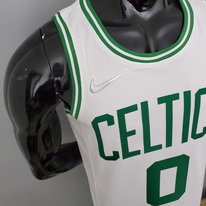 Jayson Tatum Boston Celtics 75th Anniversary Swingman Jersey White