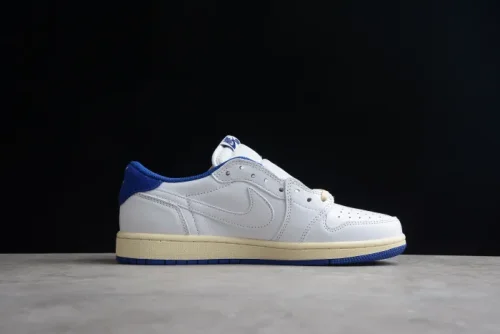 Travis Scott x Air Jordan 1 Low Blue Bottom Barb DM9868-218