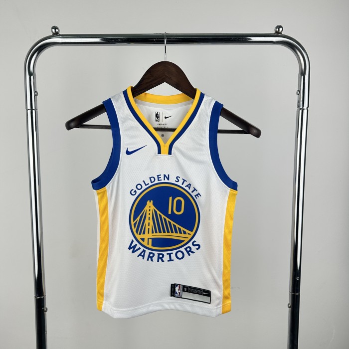 Golden State Warriors  Kids Jersey White Icon Edition 22/23 NO.10 BUTLERIII