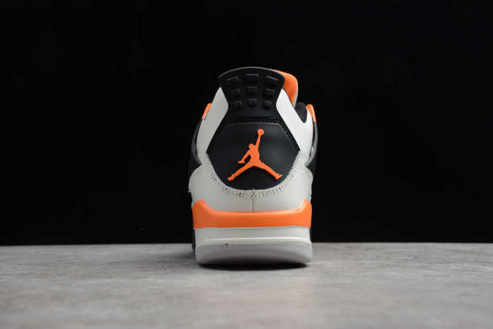 Air Jordan 4 Line Sand White Black Orange