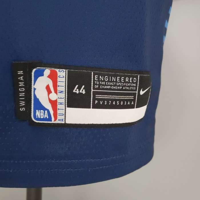 Paul George Oklahoma City Thunder Swingman Jersey Blue Stripes