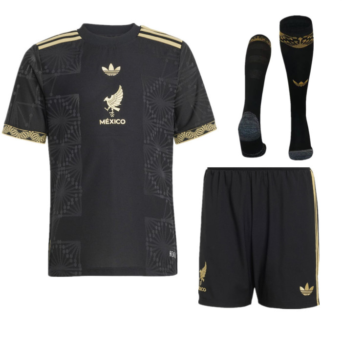 Mexico Gold 25/26  Kids Suit & Socks