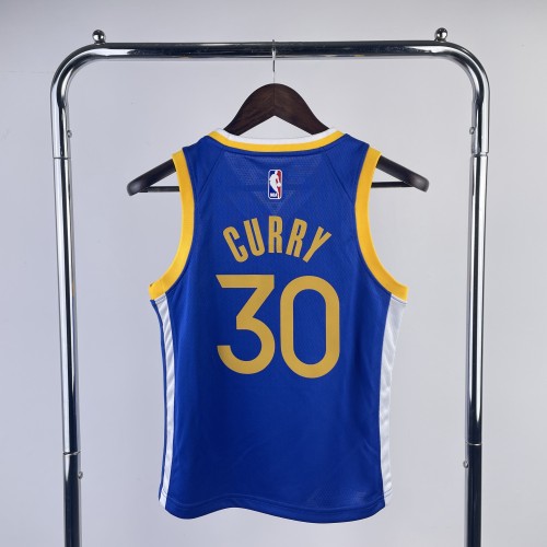 Golden State Warriors  Kids Jersey Blue Icon Edition 22/23 NO.30 CURRY