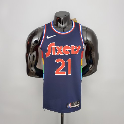 Joel Embiid Philadelphia 76ers 2021/22 Swingman Jersey Royal Blue