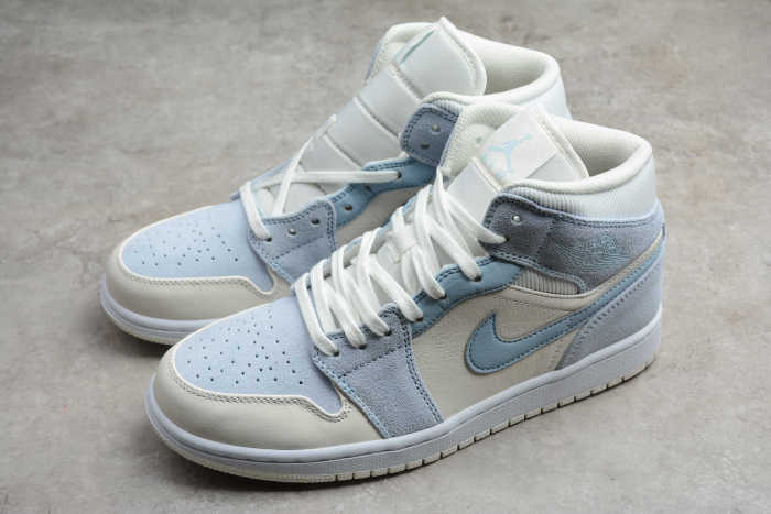 Air Jordan 1 Mid SE 'Sail Light Blue' DA4666‑100