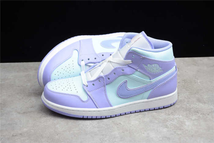 Air Jordan 1 Mid Purple Aqua 554724-500