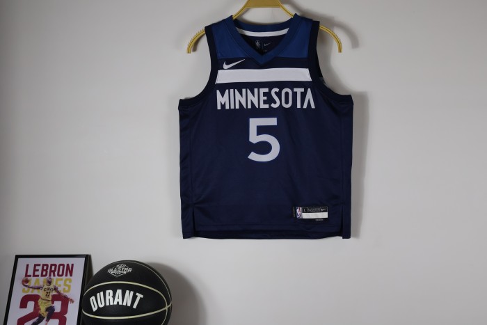Minnesota Timberwolves Kids Jersey Icon Edition  23/24 NO.5 EDWARDS