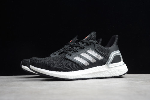 Ultra Boost 20 Consortium Core Black Silver Cloud White EG0766
