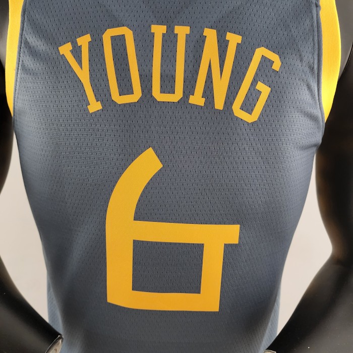 Trae Young Golden State Warriors Grey Swingman Jersey 2018