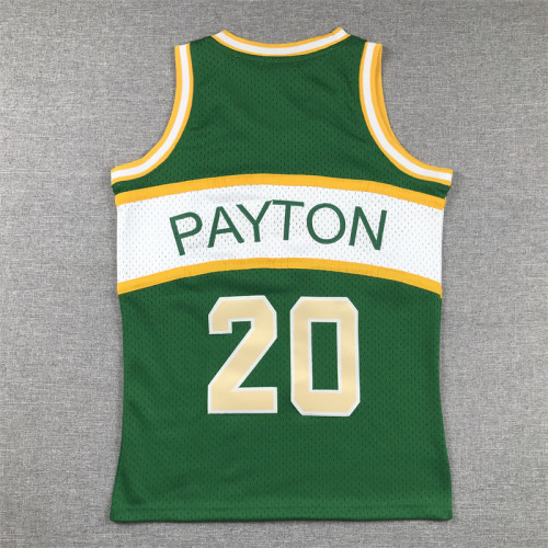 Seattle SuperSonics Kids Jersey Green Classics Edition 94/95 NO.20 PAYTON