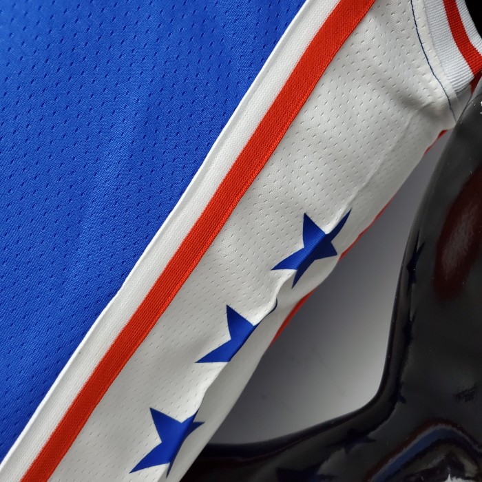 James Harden Philadelphia 76ers 75th Anniversary Swingman Jersey Blue