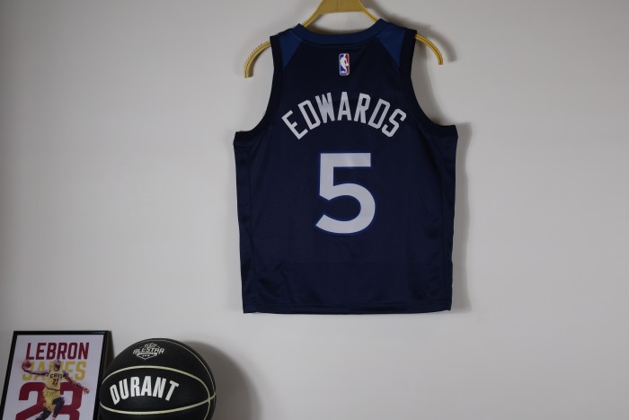 Minnesota Timberwolves Kids Jersey Icon Edition  23/24 NO.5 EDWARDS