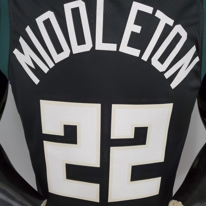 Khris Middleton Milwaukee Bucks Swingman Jersey Black