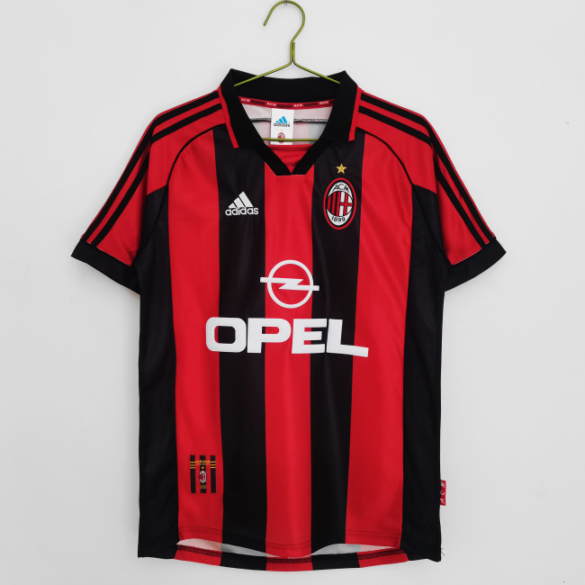 AC Milan Home Retro Jersey 1998/99