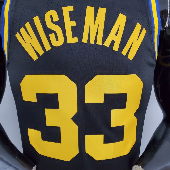 James Wiseman Golden State Warriors 75th Anniversary Swingman Jersey Black