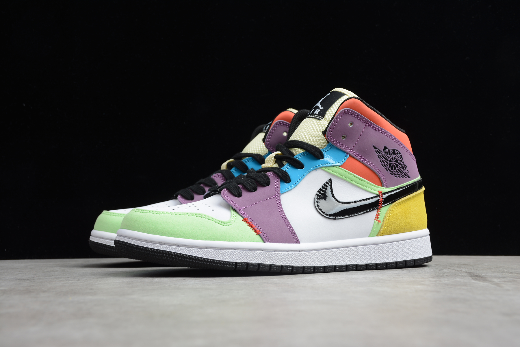 Air Jordan 1 Mid SE Multi-Color CW1140-100 Lightbulb