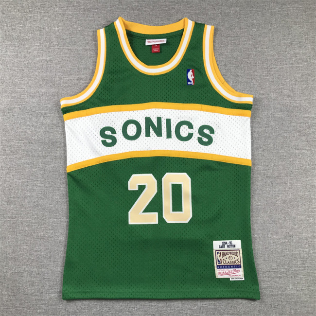Seattle SuperSonics Kids Jersey Green Classics Edition 94/95 NO.20 PAYTON