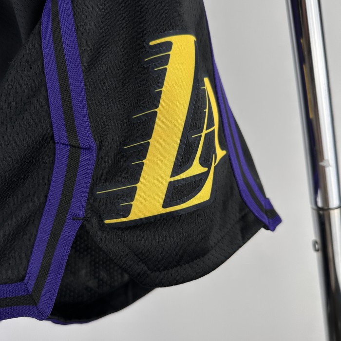 Los Angeles Lakers Team Basketball Shorts Black City Edition 19/20