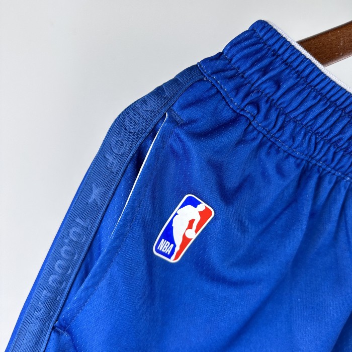 Minnesota Timberwolves Retro Basketball  Shorts Blue City Edition 2024