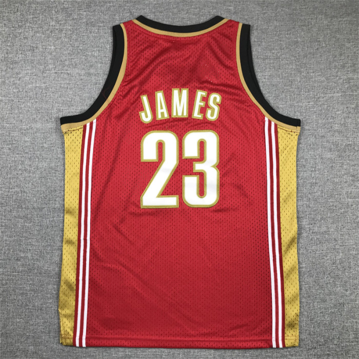 Cleveland Cavaliers Kids Jersey Red Classics Edition 2007 NO.23 JAMES