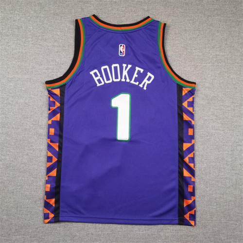 Phoenix Suns Kids Jersey City Edition 24/25 NO.1 BOOKER