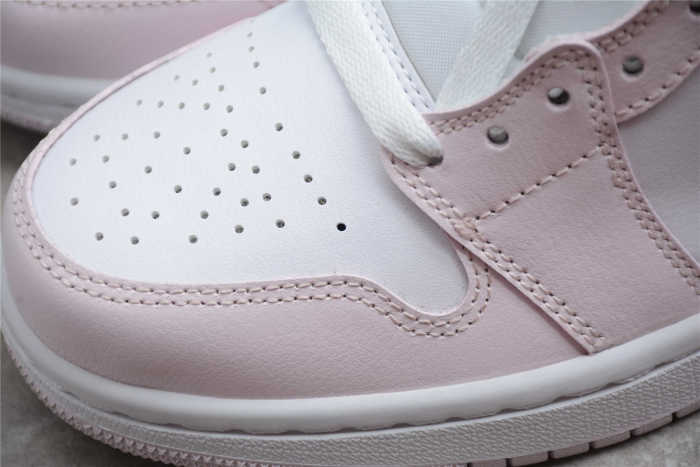Air Jordan 1 Mid Barely Rose White Pink Mid BQ6472-500