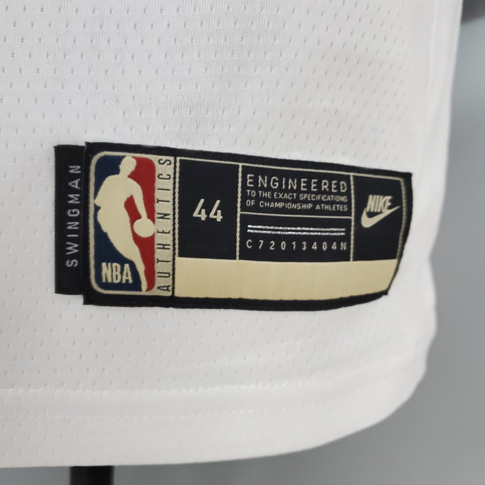 RJ Barrett New York Knicks 75th Anniversary Swingman Jersey White