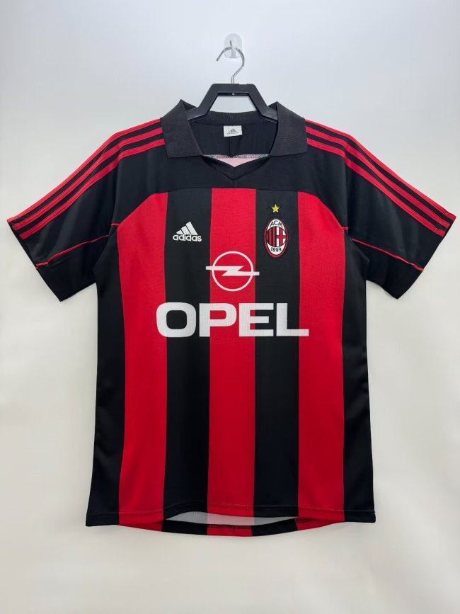 AC Milan Home Retro Jersey 2000/02