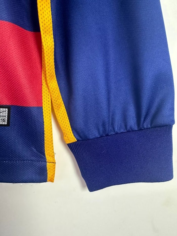 Barcelona Home Long Sleeve Retro Jersey 2015/16
