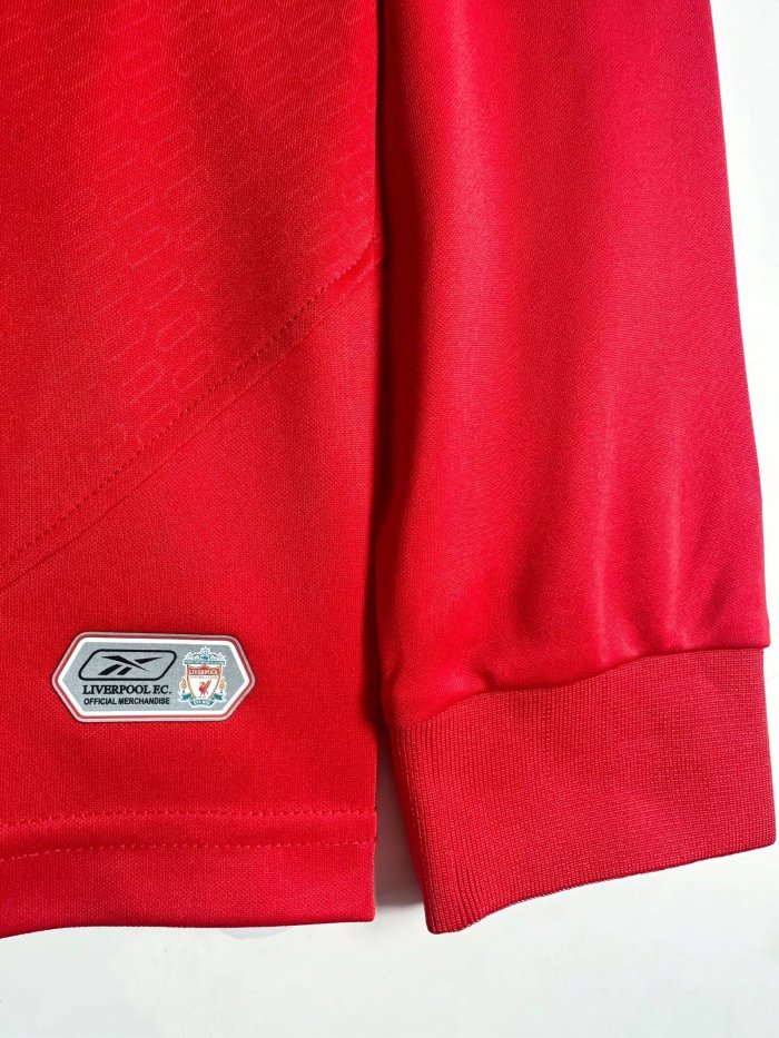 Liverpool Home Long Sleeve Retro Jersey 2004/05